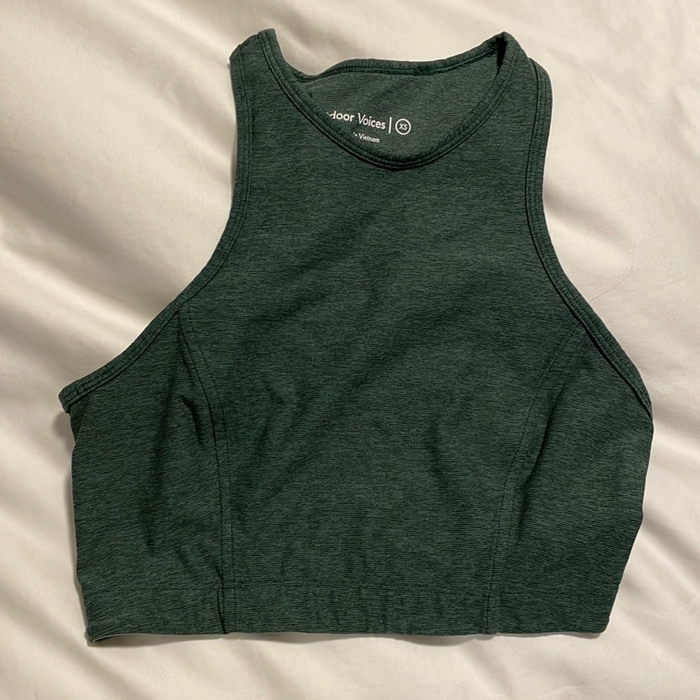 Outdoor voices cropped tank